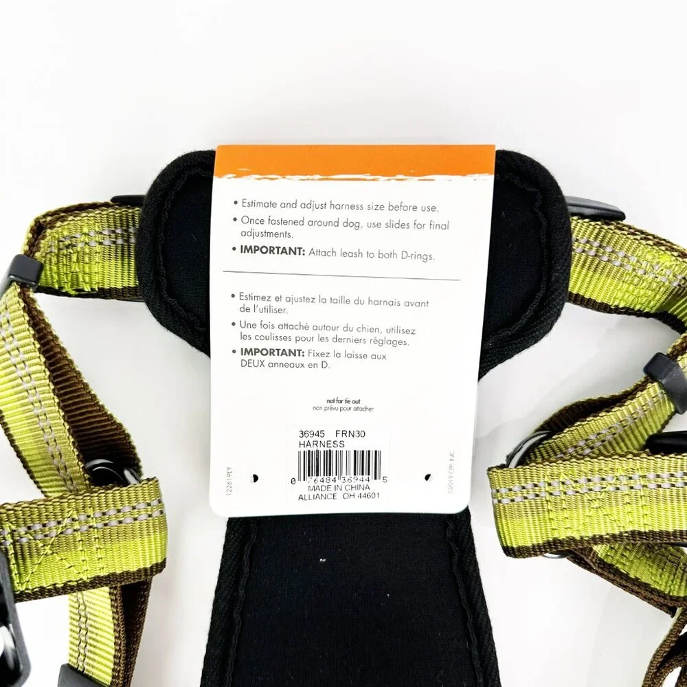 Coastal Pet K9 Explorer Reflective Adjustable Dog Harness Green M 25-50lb NEW